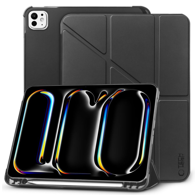 Tech-Protect SC Pen Origami dėklas iPad Pro 13" 2024 - juodas