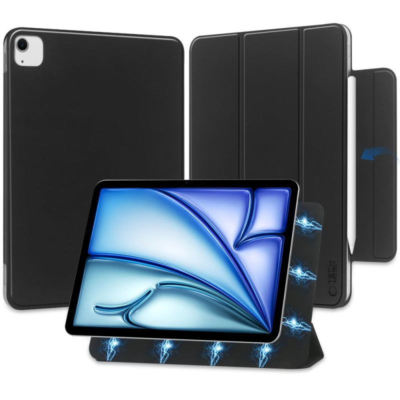 Tech-Protect SmartCase Magnetinis dėklas iPad Air 13" 2024 - juodas