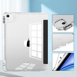 Tech-Protect SC Pen hibridinis dėklas, skirtas iPad Air 13" 2024 - juodas ir skaidrus