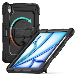 Tech-Protect Solid360 dėklas, skirtas iPad Air 13" 2024 - juodas