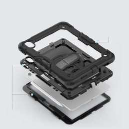 Tech-Protect Solid360 dėklas, skirtas iPad Air 11" 2024 - juodas