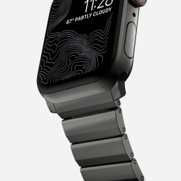 Tech-Protect SteelBand apyrankė, skirta Apple Watch 4/ 5/ 6/ 7/ 8/ 9/ SE/ Ultra 1/ 2 (42/ 44/ 45/ 49 mm) – juoda