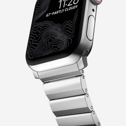 Tech-Protect SteelBand apyrankė, skirta Apple Watch 4/ 5/ 6/ 7/ 8/ 9/ SE / Ultra 1/ 2 (42/ 44/ 45/ 49 mm) – sidabrinė