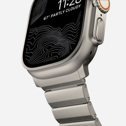 Tech-Protect SteelBand apyrankė, skirta Apple Watch 4 / 5 / 6 / 7 / 8 / 9 / SE / Ultra 1 / 2 (42/ 44/ 45/ 49 mm) - titan...