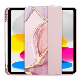 Tech-Protect SC Pen dėklas iPad 10,9" 2022 - rožinis marmuras
