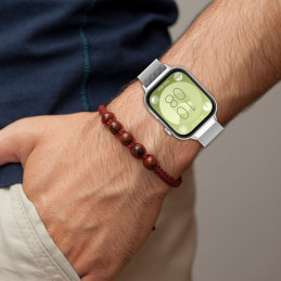 Tech-Protect MilaneseBand dirželis, skirtas Huawei Watch Fit 3 - smėlio spalvos