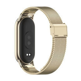 Tech-Protect MilaneseBand dirželis skirtas Xiaomi Smart Band 8/ 8 NFC - smėlio spalvos