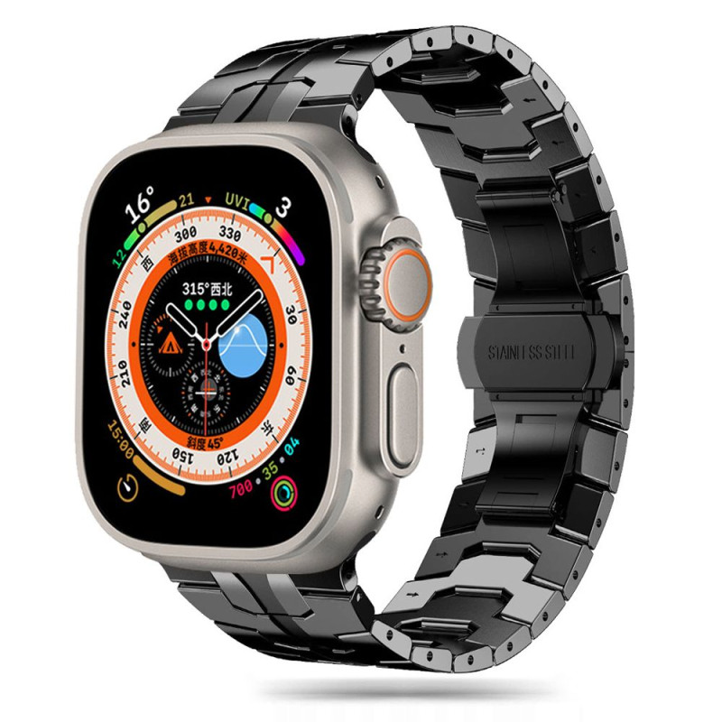 Tech-Protect nerūdijančio plieno apyrankė, skirta Apple Watch 4/ 5/ 6/ 7/ 8/ 9/ SE/ Ultra 1/ 2 (42/ 44/ 45/ 49 mm) – juo...