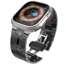 Tech-Protect nerūdijančio plieno apyrankė, skirta Apple Watch 4/ 5/ 6/ 7/ 8/ 9/ SE/ Ultra 1/ 2 (42/ 44/ 45/ 49 mm) – juo...