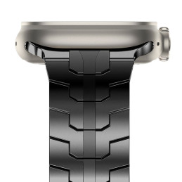 Tech-Protect nerūdijančio plieno apyrankė, skirta Apple Watch 4/ 5/ 6/ 7/ 8/ 9/ SE/ Ultra 1/ 2 (42/ 44/ 45/ 49 mm) – juo...
