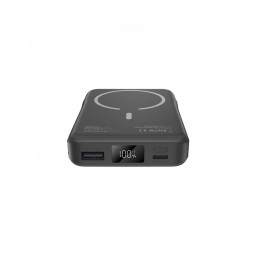 Tech-Protect LifeMag PB31 Powerbank su MagSafe 10000mAh 15W USB-C / USB-A / įmontuotais USB-C / Lightning laidais - juod...