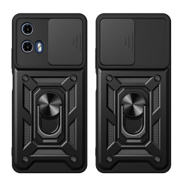 Tech-Protect CamShield Pro dėklas, skirtas Motorola Edge 50 Fusion 5G - juodas