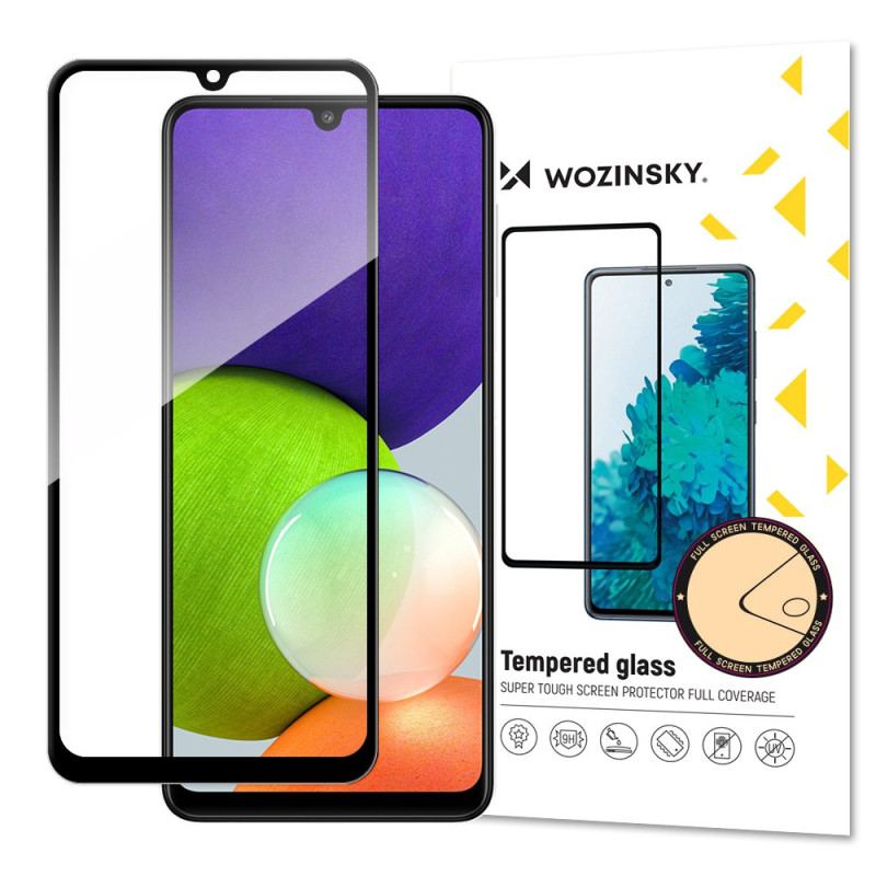 Wozinsky Super patvarus, pilnai klijuojamas grūdintas stiklas viso ekrano dangtelis su rėmeliu patogiu dėklu Samsung Gal...