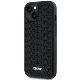 DKNY 3D guminis kartotinis dėklas, skirtas iPhone 15 / 14 / 13 - juodas