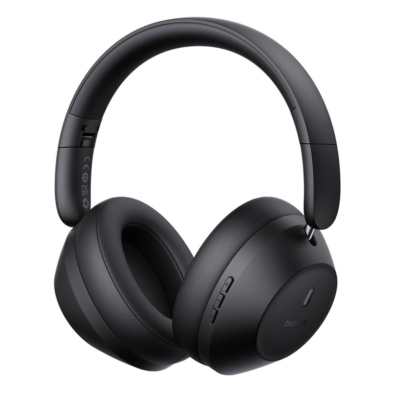 Baseus Bass 30 Max į ausis įdedamos Bluetooth 5.3 belaidės ausinės – juodos