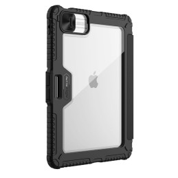Nillkin Bumper Leather Case Pro dėklas, skirtas iPad Pro 11" 2024 - juodas