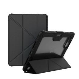 Nillkin Bumper Leather Case Pro dėklas, skirtas iPad Pro 11" 2024 - juodas