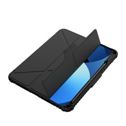 Nillkin Bumper Leather Case Pro dėklas, skirtas iPad Pro 11" 2024 - juodas