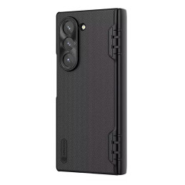 Nillkin Super Frosted Shield Fold dėklas, skirtas Samsung Galaxy Z Fold 6 5G - juodas
