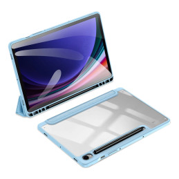Dux Ducis Toby dėklas su atvartu ir stovu Samsung Galaxy Tab S9 / S9 FE - mėlynas
