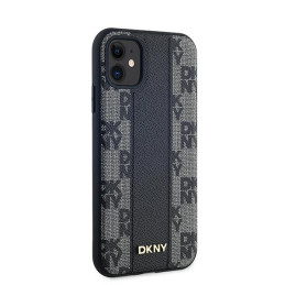 DKNY odinis languotas monofoninio rašto MagSafe dėklas, skirtas iPhone 11 / Xr – juodas