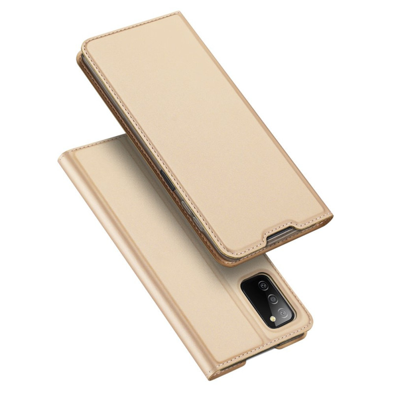 Dux Ducis Skin Pro dėklo dėklo dangtelis su atvartu, skirtas Samsung Galaxy A03s auksui