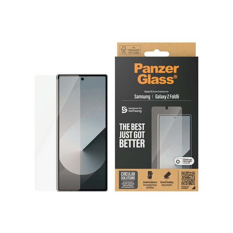 PanzerGlass Classic Fit stiklas, skirtas Samsung Galaxy Z Fold 6