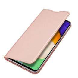 Dux Ducis Skin Pro dėklo dėklo dangtelis su atvartu, skirtas Samsung Galaxy A03s rožinės spalvos