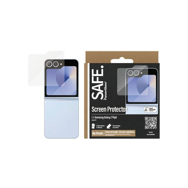 SAFE by PanzerGlass grūdintas stiklas, skirtas Samsung Galaxy Z Flip 6
