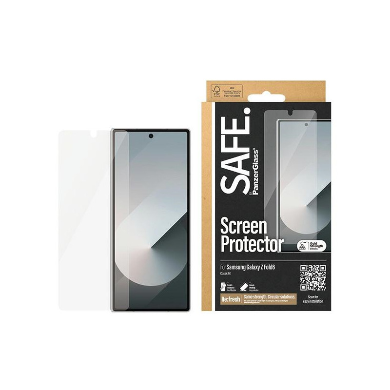 SAFE by PanzerGlass grūdintas stiklas, skirtas Samsung Galaxy Z Fold 6