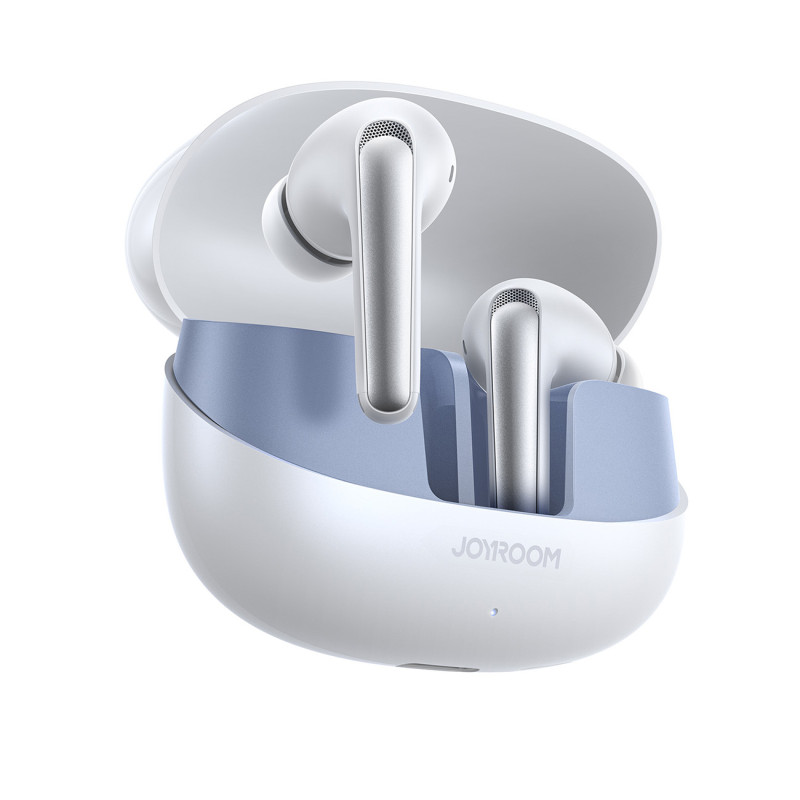 Joyroom Funpods JR-FN2 į ausis įdedamos TWS ausinės su Bluetooth 5.4, ANC funkcija ir IP54 apsauga – balta
