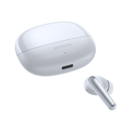 Joyroom Funpods JR-FN2 į ausis įdedamos TWS ausinės su Bluetooth 5.4, ANC funkcija ir IP54 apsauga – balta