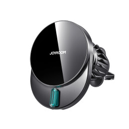 Joyroom JR-ZS409 magnetinis laikiklis su 15W indukciniu įkrovikliu automobilio orlaidei - juodas