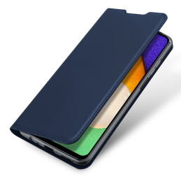 Dux Ducis Skin Pro dėklo dėklo dangtelis su atvartu, skirtas Samsung Galaxy A03s mėlynai