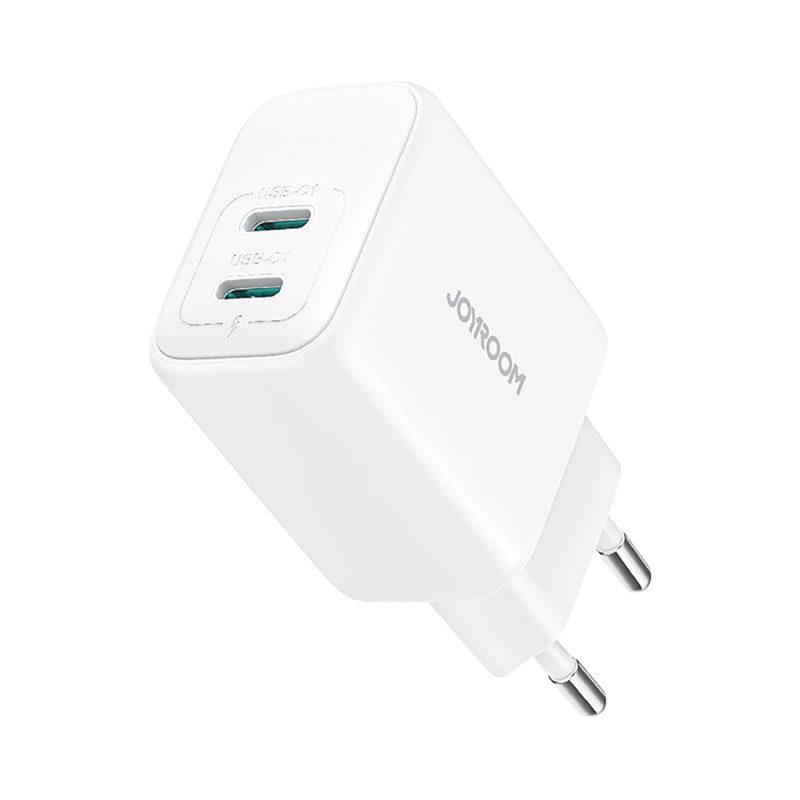 Joyroom JR-TCF12 tinklo įkroviklis 2x USB-C 20W PD / QC 3.0 - baltas