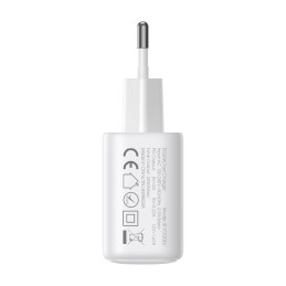 Joyroom JR-TCF12 tinklo įkroviklis 2x USB-C 20W PD / QC 3.0 - baltas