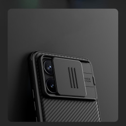 Nillkin CamShield Pro dėklas, skirtas Xiaomi Redmi K70 / K70 Pro / Poco F6 Pro – juodas