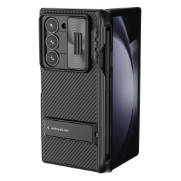 Nillkin CamShield sulankstomas dėklas, skirtas Samsung Galaxy Z Fold 6 5G su rašiklio laikikliu – juodas