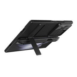 Nillkin CamShield sulankstomas dėklas, skirtas Samsung Galaxy Z Fold 6 5G su rašiklio laikikliu – juodas