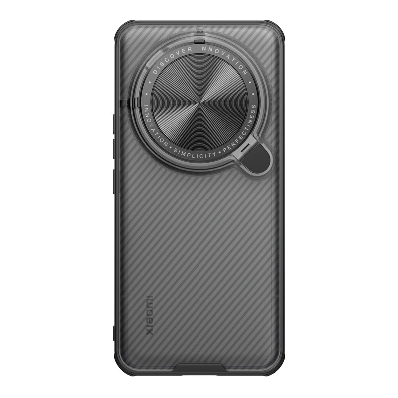 Nillkin CamShield Prop Dėklas, skirtas Xiaomi Mi 14 Ultra – skaidrus ir juodas
