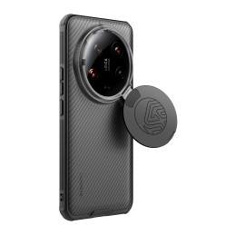 Nillkin CamShield Prop Dėklas, skirtas Xiaomi Mi 14 Ultra – skaidrus ir juodas