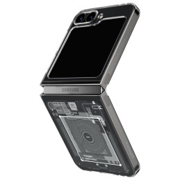 Spigen Airskin dėklas, skirtas Samsung Galaxy Z Flip 6 - tamsiai pilkas (Zero One modelis)