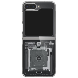 Spigen Airskin dėklas, skirtas Samsung Galaxy Z Flip 6 - tamsiai pilkas (Zero One modelis)