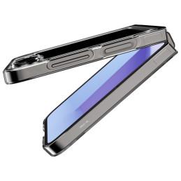 Spigen Airskin dėklas, skirtas Samsung Galaxy Z Flip 6 - tamsiai pilkas (Zero One modelis)