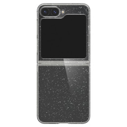 Spigen Airskin Glitter dėklas, skirtas Samsung Galaxy Z Flip 6 - skaidrus