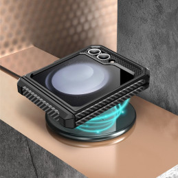 Unicorn Beetle Pro Supcase dėklas, skirtas Samsung Galaxy Z Flip 6 – juodas