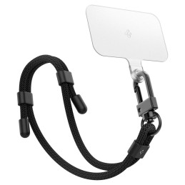 Spigen Universal Strap Set dirželis ir pakabukas - juodas
