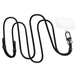 Spigen Universal Strap Set dirželis ir pakabukas - juodas