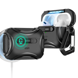 ESR Cyber Flicklock Halolock MagSafe dėklas, skirtas Airpods Pro 1/ 2 - juodas