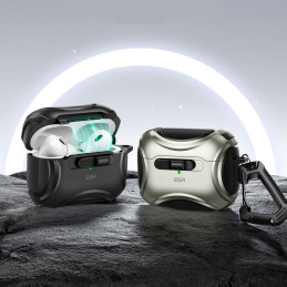 ESR Cyber Flicklock Halolock MagSafe dėklas, skirtas Airpods Pro 1/ 2 - juodas